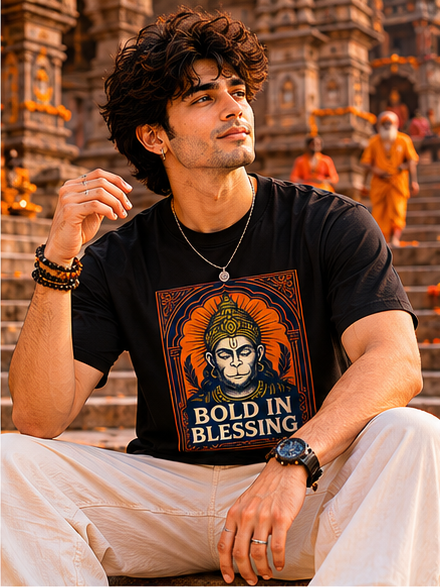 Bold in Blessing Spiritual Premium Graphic T-Shirt for Men & Women | Spiritual Streetwear