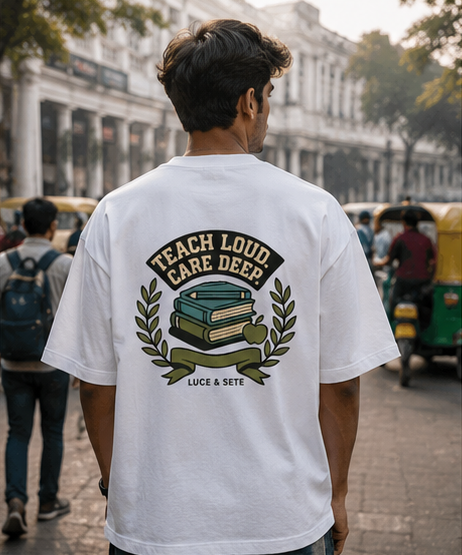 LUCE & SETE GPT mockup 2 - Teach Loud, Care Deep Oversized Statement Shirt | LUCE & SETE - mockup_004_02_row1_col2_ChatGPT Image May 26, 2026, 10_18_19 PM.png