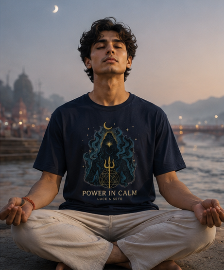 Power in Calm Spiritual Premium Graphic T-Shirt for Men & Women | Spiritual Streetwear
