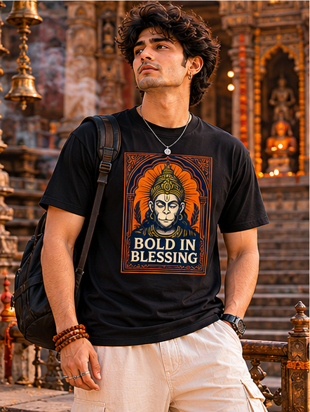 Bold in Blessing Spiritual Premium Graphic T-Shirt for Men & Women | Spiritual Streetwear