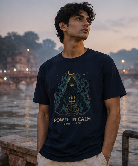 Power in Calm Spiritual Premium Graphic T-Shirt for Men & Women | Spiritual Streetwear