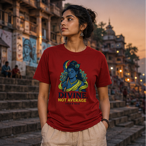 Divine Not Average Statement Premium Graphic T-Shirt for Men & Women | Spiritual Streetwear