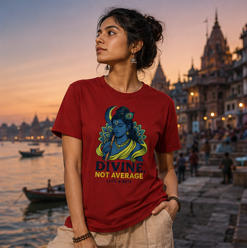 Divine Not Average Statement Premium Graphic T-Shirt for Men & Women | Spiritual Streetwear