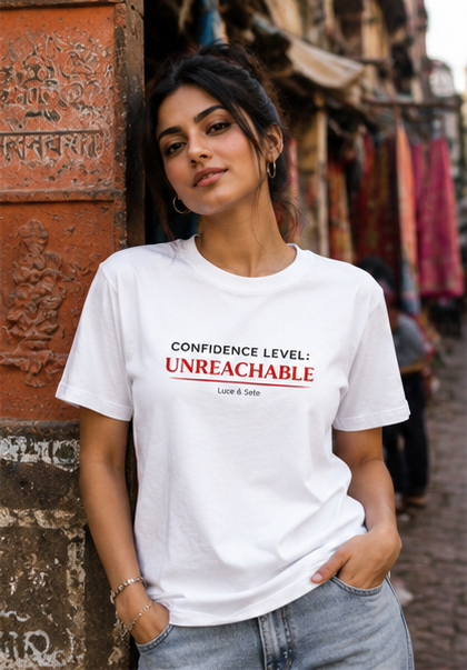 Confidence Level Unreachable Premium Graphic T-Shirt for Men & Women | Bold Statement Streetwear