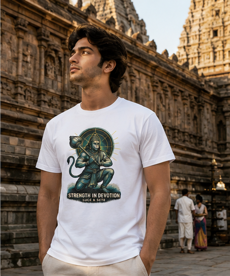 Strength in Devotion Premium Graphic T-Shirt for Men & Women | Spiritual Streetwear