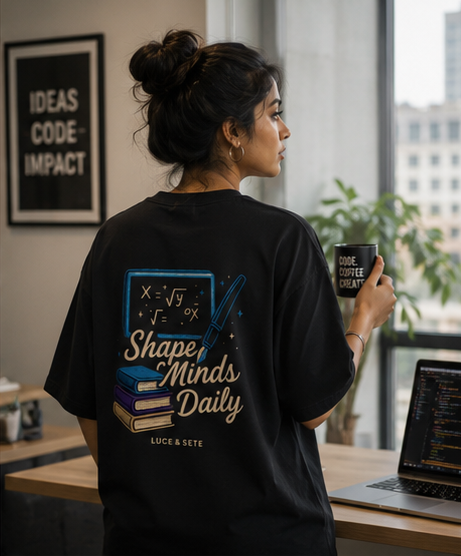LUCE & SETE GPT mockup 3 - Oversized Statement Tee for Daily Mind Shapers | LUCE & SETE - mockup_005_03_row1_col3_ChatGPT Image May 26, 2026, 10_18_23 PM.png