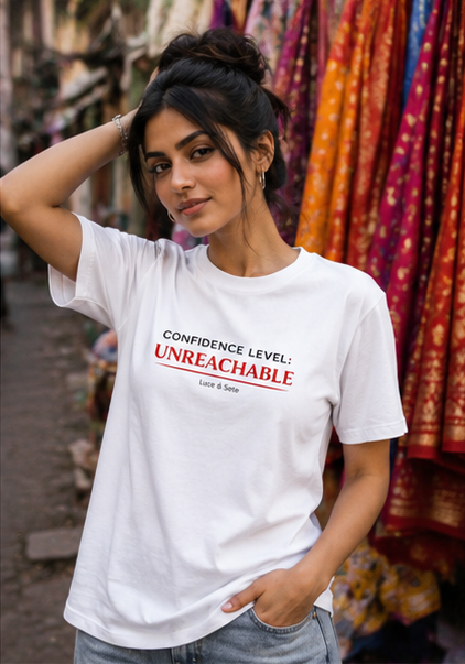 Confidence Level Unreachable Premium Graphic T-Shirt for Men & Women | Bold Statement Streetwear