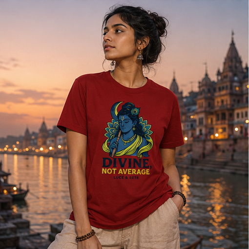 Divine Not Average Statement Premium Graphic T-Shirt for Men & Women | Spiritual Streetwear