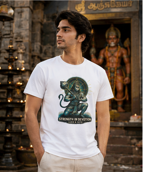 Strength in Devotion Premium Graphic T-Shirt for Men & Women | Spiritual Streetwear