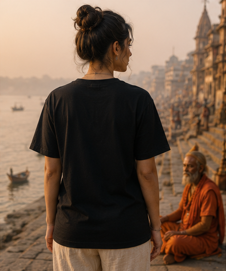 Divine Above Noise Premium Graphic T-Shirt for Men & Women | Spiritual Streetwear