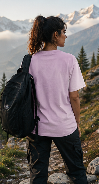 LUCE & SETE GPT mockup 6 - Mountains Calling Adventure Graphic T-Shirt in Soft Pink for Men & Women | Travel Streetwear - mockup_005_06_row2_col2_ChatGPT Image May 28, 2026, 07_08_47 PM.png