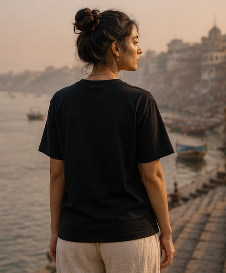Divine Above Noise Premium Graphic T-Shirt for Men & Women | Spiritual Streetwear