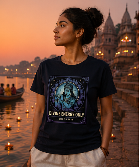Divine Energy Premium Graphic T-Shirt for Men & Women | Spiritual Streetwear
