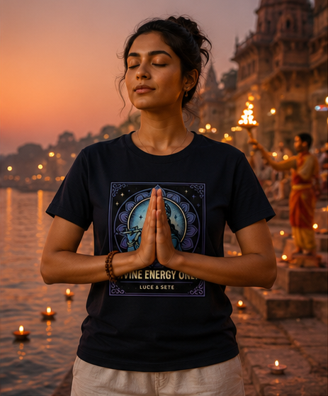 Divine Energy Premium Graphic T-Shirt for Men & Women | Spiritual Streetwear