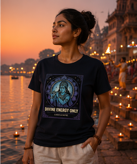 Divine Energy Premium Graphic T-Shirt for Men & Women | Spiritual Streetwear