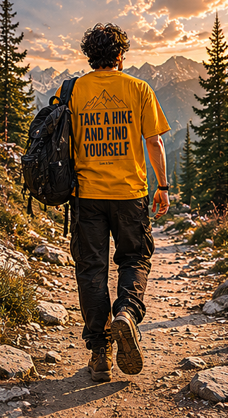 LUCE & SETE GPT mockup 3 - Take a Hike and Find Yourself Oversized Graphic T-Shirt for Men & Women | Travel Adventure Streetwear - mockup_006_03_row1_col3_ChatGPT Image May 28, 2026, 07_08_50 PM.png