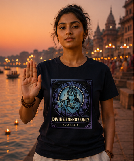 Divine Energy Premium Graphic T-Shirt for Men & Women | Spiritual Streetwear