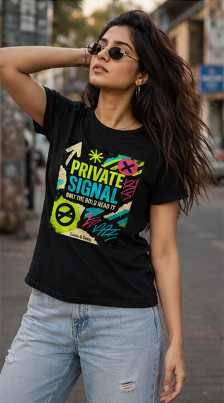LUCE & SETE GPT mockup 6 - Private Signal Bold Graphic T-Shirt for Men & Women | Exclusive Streetwear Statement - mockup_006_06_row2_col2_ChatGPT Image May 28, 2026, 11_56_58 PM.png