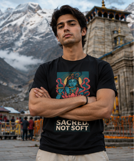 Sacred Not Soft Statement Premium Graphic T-Shirt for Men & Women | Spiritual Streetwear