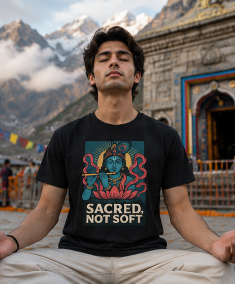 Sacred Not Soft Statement Premium Graphic T-Shirt for Men & Women | Spiritual Streetwear