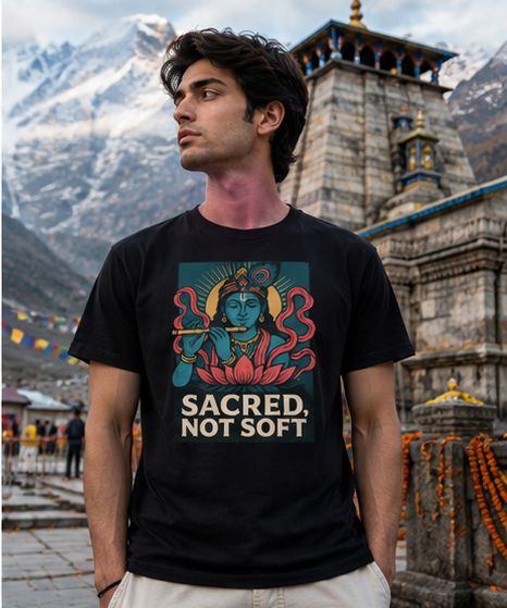 Sacred Not Soft Statement Premium Graphic T-Shirt for Men & Women | Spiritual Streetwear