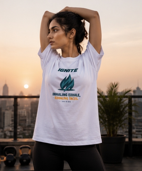 Ignite Fitness Energy Premium Graphic T-Shirt for Men & Women | Discipline Streetwear