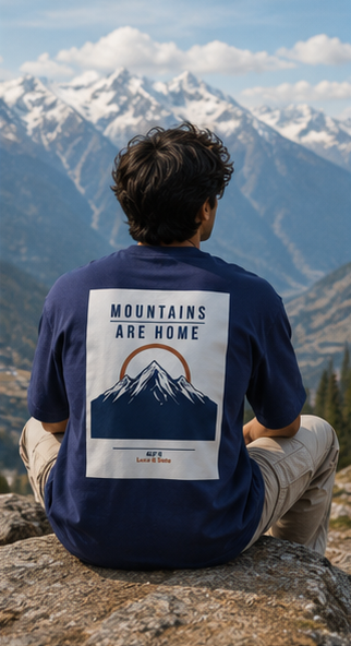 LUCE & SETE GPT mockup 3 - Mountains Are Home Oversized Statement T-Shirt for Men & Women | Nature Lovers Streetwear - mockup_007_03_row1_col3_ChatGPT Image May 28, 2026, 07_08_53 PM.png