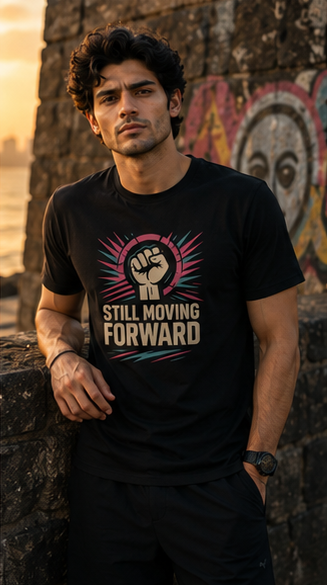 LUCE & SETE GPT mockup 6 - Still Moving Forward Graphic T-Shirt for Men & Women | Motivational Streetwear - mockup_007_06_row2_col2_ChatGPT Image May 28, 2026, 11_57_01 PM.png