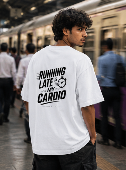 LUCE & SETE GPT mockup 4 - Running Late Is My Cardio - Oversized Statement Tee | LUCE & SETE - mockup_008_04_row2_col1_ChatGPT Image May 27, 2026, 11_20_22 AM.png