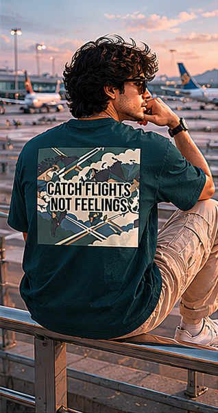 LUCE & SETE GPT mockup 2 - Catch Flights Not Feelings Oversized Statement T-Shirt for Men | Travel Streetwear - mockup_010_02_row1_col2_ChatGPT Image May 28, 2026, 07_09_19 PM.png