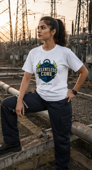LUCE & SETE GPT mockup 5 - Relentless Core Graphic T-Shirt for Men & Women | Empowerment Streetwear - mockup_010_05_row2_col1_ChatGPT Image May 28, 2026, 10_48_02 PM.png