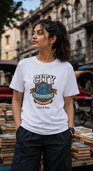 City 87 Champions Premium Graphic T-Shirt for Men & Women | Urban Pride Streetwear