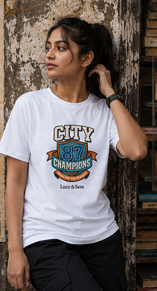 City 87 Champions Premium Graphic T-Shirt for Men & Women | Urban Pride Streetwear