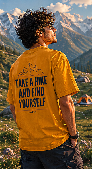 LUCE & SETE GPT mockup 2 - Take a Hike and Find Yourself Oversized Graphic T-Shirt for Men & Women | Travel Adventure Streetwear - mockup_012_02_row1_col2_ChatGPT Image May 28, 2026, 07_09_42 PM (1).png