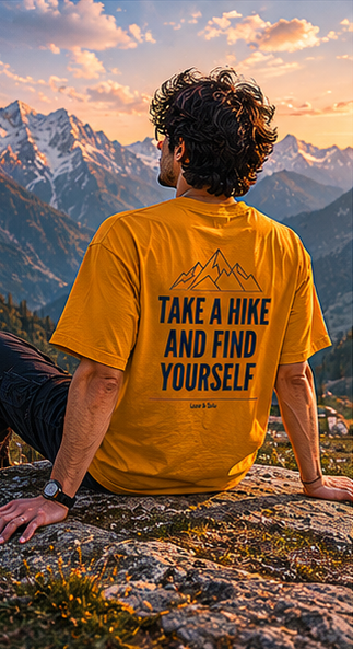 LUCE & SETE GPT mockup 5 - Take a Hike and Find Yourself Oversized Graphic T-Shirt for Men & Women | Travel Adventure Streetwear - mockup_012_05_row2_col1_ChatGPT Image May 28, 2026, 07_09_42 PM (1).png