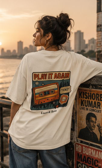 LUCE & SETE GPT mockup 4 - Retro Music Nostalgia Oversized Statement Shirt | LUCE & SETE - mockup_016_04_row1_col4_ChatGPT Image May 27, 2026, 06_57_25 AM.png