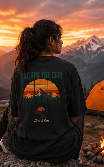 LUCE & SETE GPT mockup 1 - Escape The City Oversized Statement T-Shirt for Men & Women | Nature Lovers Streetwear - mockup_018_01_row1_col1_ChatGPT Image May 28, 2026, 07_09_56 PM.png