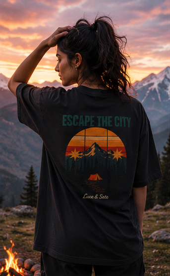 LUCE & SETE GPT mockup 3 - Escape The City Oversized Statement T-Shirt for Men & Women | Nature Lovers Streetwear - mockup_018_03_row1_col3_ChatGPT Image May 28, 2026, 07_09_56 PM.png