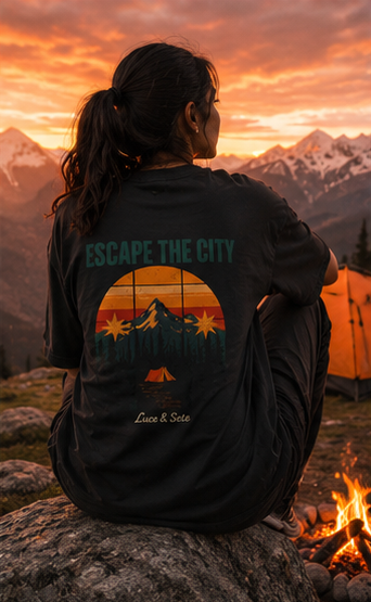 LUCE & SETE GPT mockup 6 - Escape The City Oversized Statement T-Shirt for Men & Women | Nature Lovers Streetwear - mockup_018_06_row2_col2_ChatGPT Image May 28, 2026, 07_09_56 PM.png